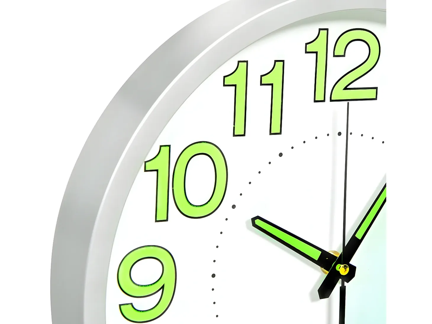 Reloj de pared luminoso blanco 30 cm ES366110