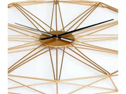 Reloj de Pared Moderno Dorado Ø80cm Thinia Home