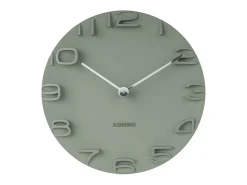 Reloj de pared On The Edge - Verde jungla - Ø42cm