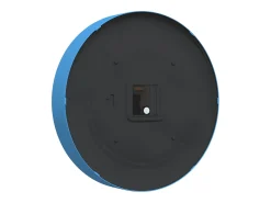 Reloj de pared poliestireno y cristal azul Ø25,5 cm ES335383