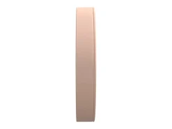 Reloj de pared poliestireno y cristal dorado y blanco Ø29,5 cm ES642293