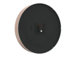 Reloj de pared poliestireno y cristal dorado y blanco Ø29,5 cm ES642293