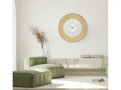 Reloj de Pared Reloj de Diseño Reloj Decorativo Salón Madera Retro Alfheim Ø 85