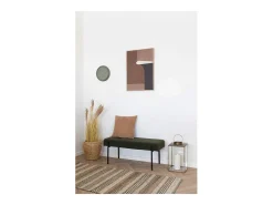 Reloj de pared Rossano verde movimiento silencioso Ø 30 cm