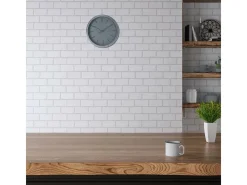 Reloj de pared Sintra diseño redondo gris Ø30 cm