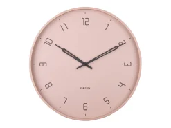 Reloj de pared Stark - Rosa suave - Ø40cm