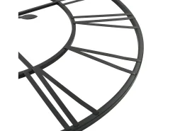 Reloj de pared vintage movimiento cuarzo metal 80 cm XXL ES400434