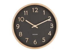 Reloj redondo de madera Pure 22 cm