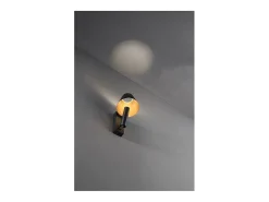 Reverse - Aplique LED de pared para dormitorio de metal, 6 W, 3000 K, 480 lm, regulable, luz en el difusor - Perenz - Marrón metalizado