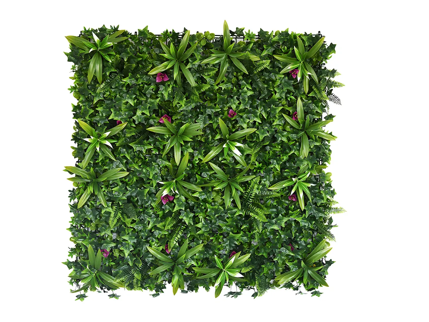 Revestimiento mural de vegetal sintético IKAZ - Pack de 1m² - Verde