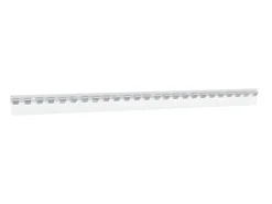 Riel de cortina acero inoxidable plateado 1 m ES325386