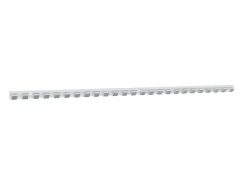 Riel de cortina acero inoxidable plateado 1 m ES325386