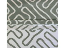 Ropa de cama de microfibra reversibles con estampado de laberinto