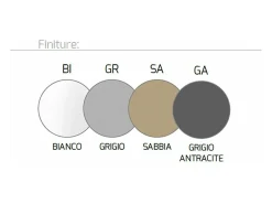 Rotation Sospensione 6 Luci Grigio Antracite