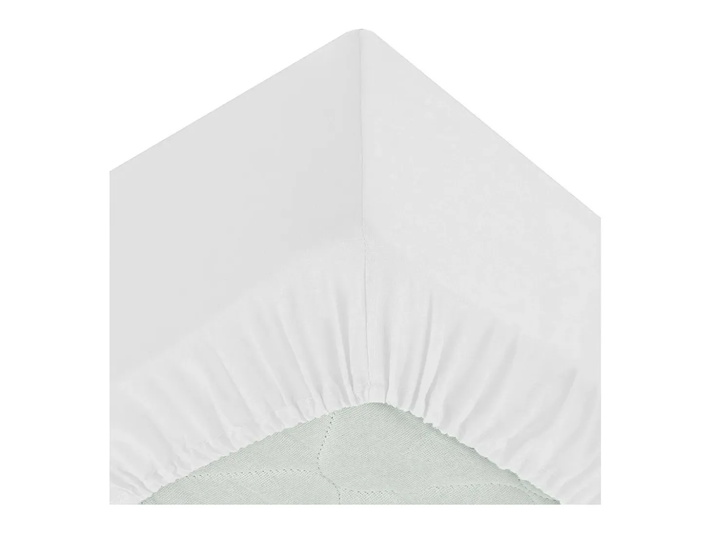 Sabana bajera algodón blanco 90x190cm