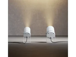 Sair - Foco LED redondo de 10 W IP65 blanco 3000 K - Luz de jardín para plantas o setos h36cm - Beneito faure