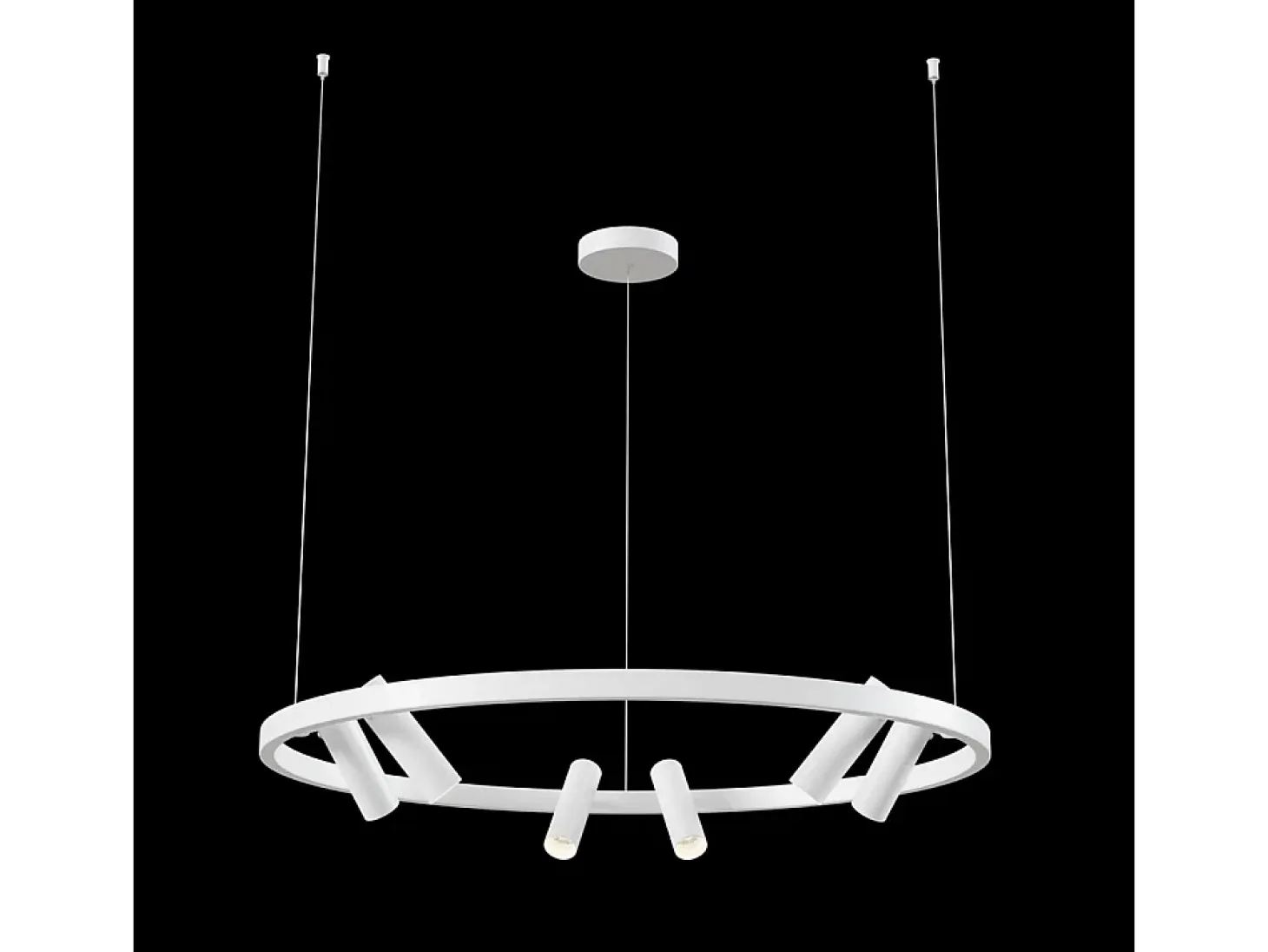 Satellite Lámpara colgante de techo LED integrado Blanco