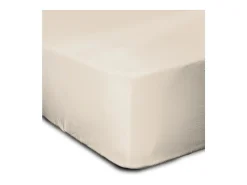 Sábana Ajustable 100% Algodón 160 x 200 + Faldón 30 cm - Beige Claro