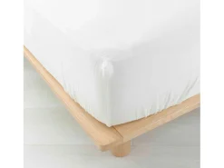 Sábana bajera de gasa de algodón 140 x 190 cm