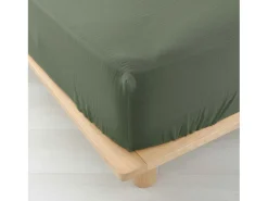 Sábana bajera de gasa de algodón 140 x 190 cm