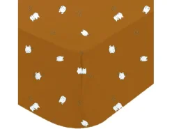 Sábana bajera de jersey de algodón con diseño infantil 70 x 140 cm
