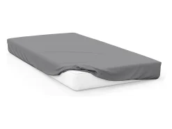 Sábana bajera lisa 90x190 cm ZZZ gris