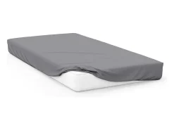 Sábana bajera lisa 140x190 cm ZZZ gris
