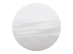 Sábana bajera para bebé 60 x 120 cm con cremallera - 100% poliéster impermeable - Blanco