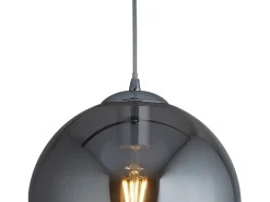 Searchlight Balls 1 ljuskupol takhnge krom, rkt glas, E27