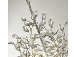 Searchlight Bouquet11 Ljus Krom Pendel, Kristallglas