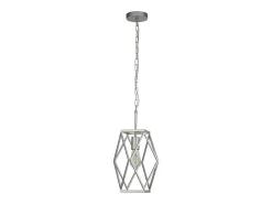 Searchlight CHASSIS 1 Ljus Satin Silver Cage Taklampa