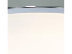 Searchlight Discs Badrum Flush 2 Light Ceiling Chrome, Opal IP44, E27