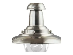 Searchlight Fisherman 1 ljuskupol takhnge satin silver, klarglas Medium, E27