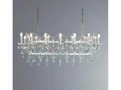 Searchlight Florence 14 ljus kristallkrona kromfinish, E14