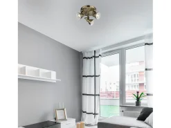 Searchlight Focus 3 ljus justerbar takspotlight antik mssing, GU10