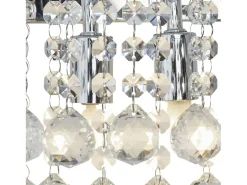 Searchlight Hanna Indoor Wall 2 Light Chrome with Crystals, G9