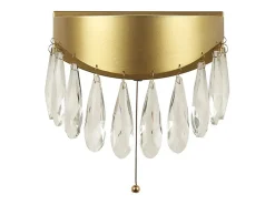 Searchlight JewelLED vägglampa, guld, kristall 4000K