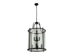 Searchlight Lantern Grande, 8 ljussvart, klart glas