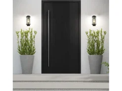 Searchlight Ljus Utomhus Vgg Veranda Ljus Med Pir - Svart Med Klart Glas