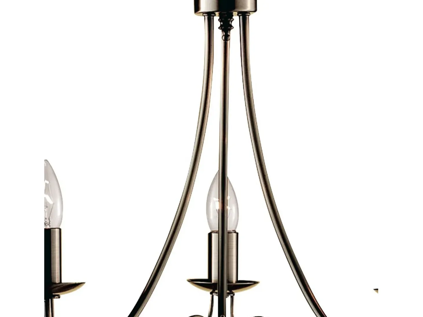 Searchlight Maypole 3 Ljus Multi Arm Takhnge Antik Mssing, E14