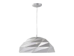 Searchlight Origami 1 Light Dome Pendel Silver, E27