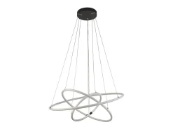 Searchlight RevolveLjus LED Ring Pendel, Matt Svart 3000K