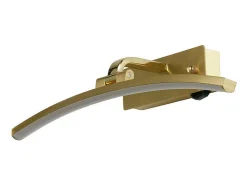 Searchlight Santorini Lámpara para cuadros de 40 cm, latón satinado, metal cepillado