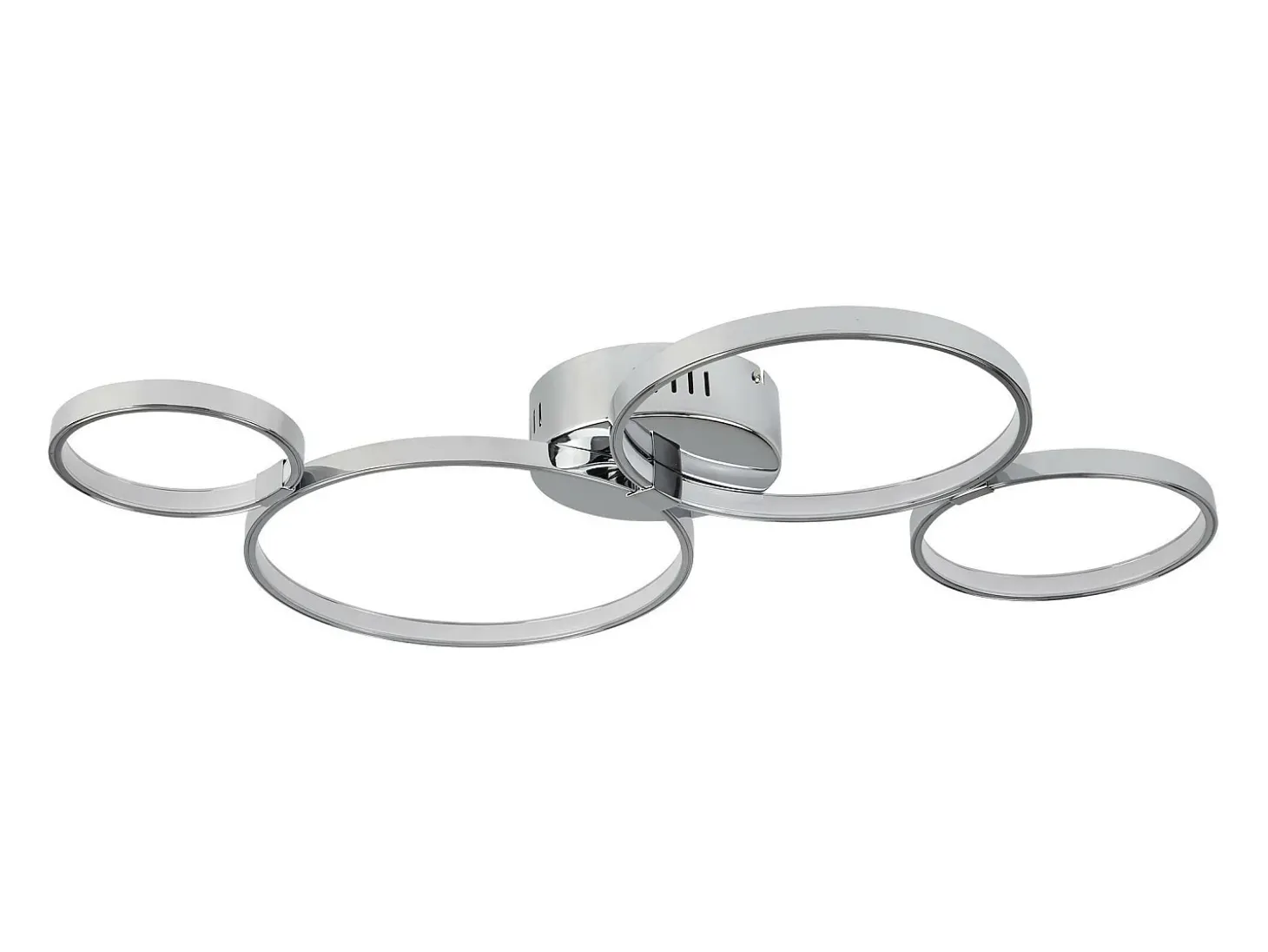 Searchlight Solexa Integrerad LED-spoltaklampa krom