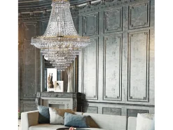 Searchlight Versailles 19 ljus ljuskrona guldfinish, E14