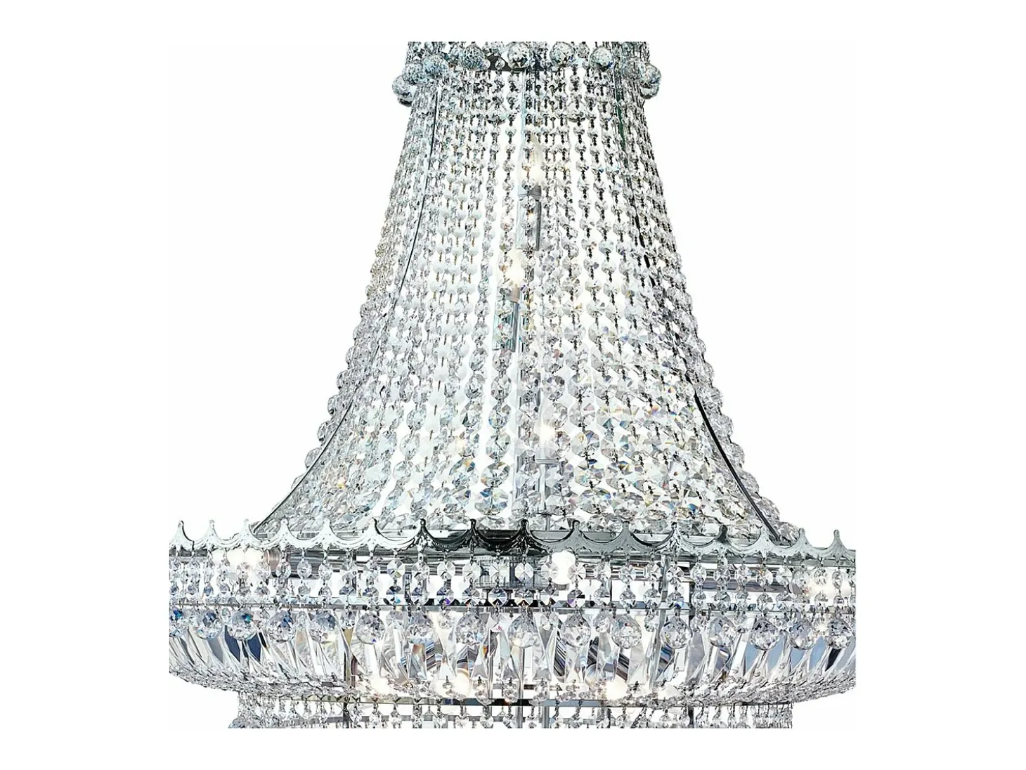 Searchlight Versailles 19 ljus ljuskrona kromfinish, E14