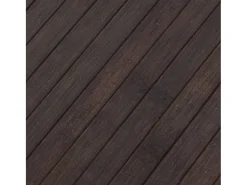 Senad Alfombra rectangular bambú marrón oscuro 80x300 cm