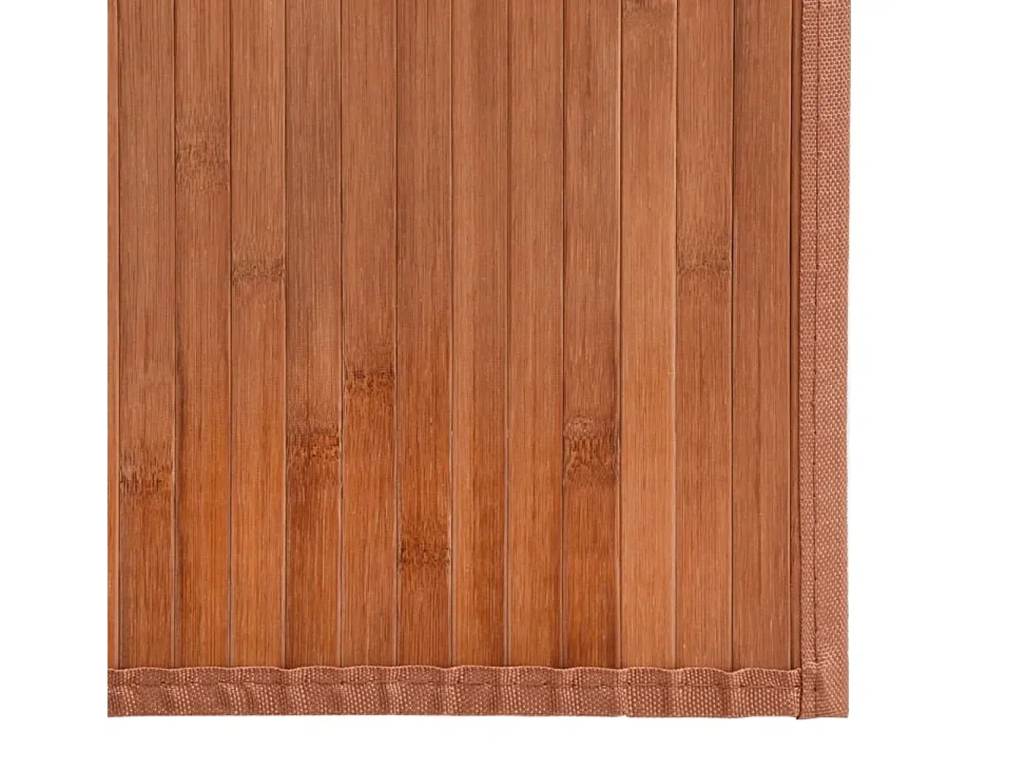 Senad Alfombra rectangular bambú marrón 70x300 cm