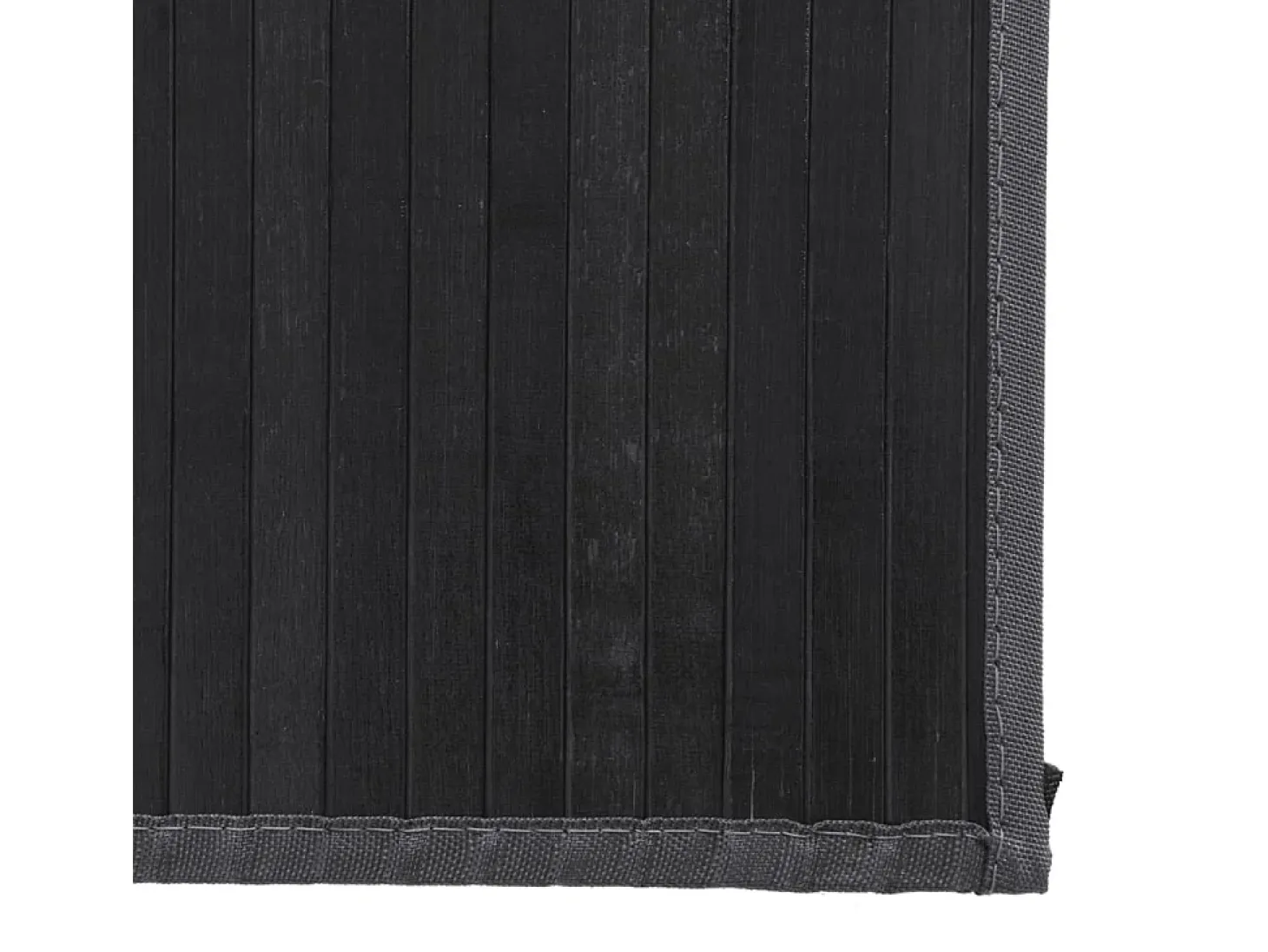 Senad Alfombra rectangular bambú gris 80x300 cm