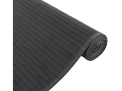 Senad Alfombra rectangular bambú gris 80x300 cm
